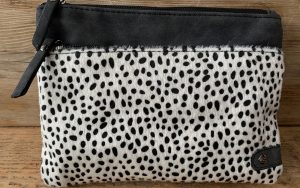 Zwart wit tas baby cheetah
